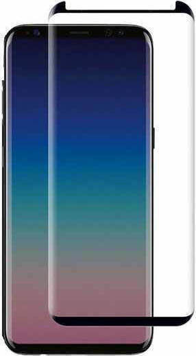 5D Vollflächig gehärtetes Glas Schwarz (Galaxy S9+)