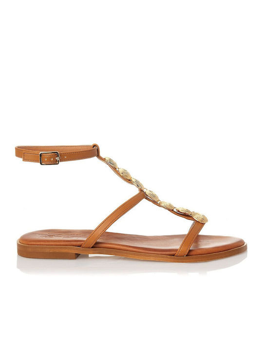 Sante Leather Women's Sandals Brown