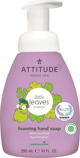 Attitude Органичен Детски Сапун с Круша Ванилия в Текстура Пяна 295ml