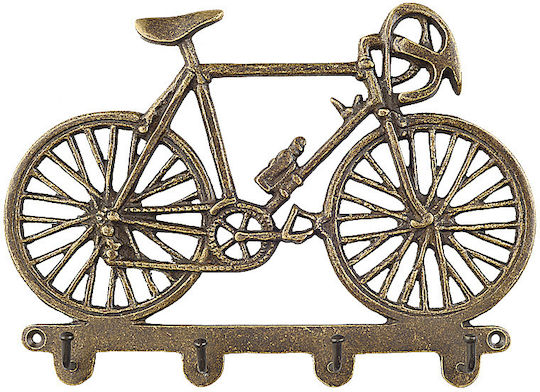 Roline Vintage Metal Wall Hanger 4 Hooks 18x13cm Roline Vintage Metal Wall Hanger 4 Hooks 18x13cm