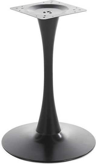 Woodwell Colbi Tischständer aus Metall Black Velvet-Black Metal 50x50x72cm