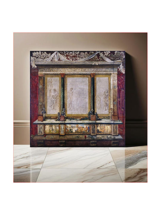 Troy Τρίπτυχος Πίνακας σε Καμβά 120x120cm