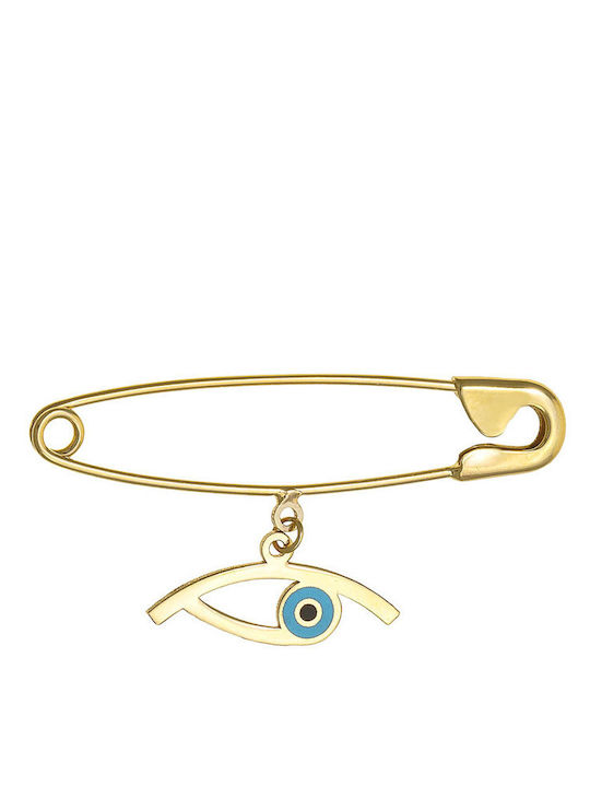 Child's Gold 9k Eye Charm Mediterranean