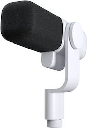 Logitech Microphone Shock Mounted/Clip On Mounting for Studio in White Color
