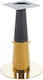 Woodwell Lois Table Stand made of Metal Black-gold 45x45x72cm