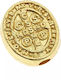 Oval Perforated Gold Cross 1cm 50pcs Nu2323 Nv-...