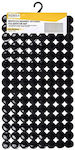 Sidirela Bathtub Mat with Suction Cups Black 39x69cm