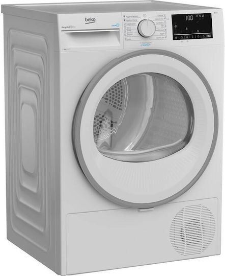 Beko B3T42242 Στεγνωτήριο 8kg με Αντλία Θερμότητας