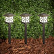 Grundig Set of 3 Stake Solar Lights Warm White with Photocell