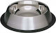 Dog & Cat Bowl Barry King Stainless Steel Rubber 2.7 L Silver