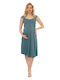 Monamise Nightgown Maternity & Nursing Green
