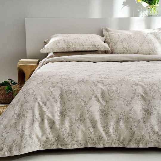 Vesta Home Torino-2 Κουβερλί King Size Βαμβακερό Sand 270x270cm