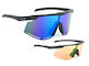Author Cycling Glasses with Gray Frame & Multicolour Lenses
