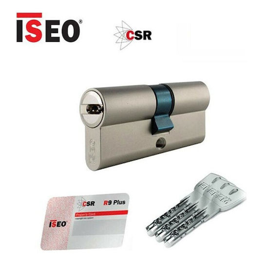 ISEO Cilindru de Încuietoare De Securitate Csr R90 90mm (30-60) cu 5 Chei