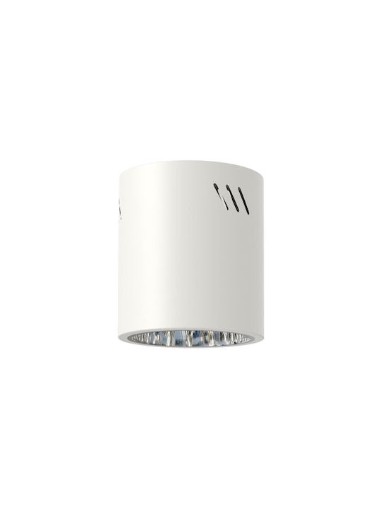 Eko Light Μονό Σποτ με Ντουί E27 σε Λευκό Χρώμα