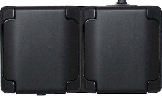 KOS Power Socket Black 1pcs