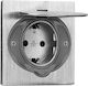 Orno Power Socket Gray 1pcs