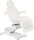 Beauty Chair White with Adjustable Height and Electric Lifting