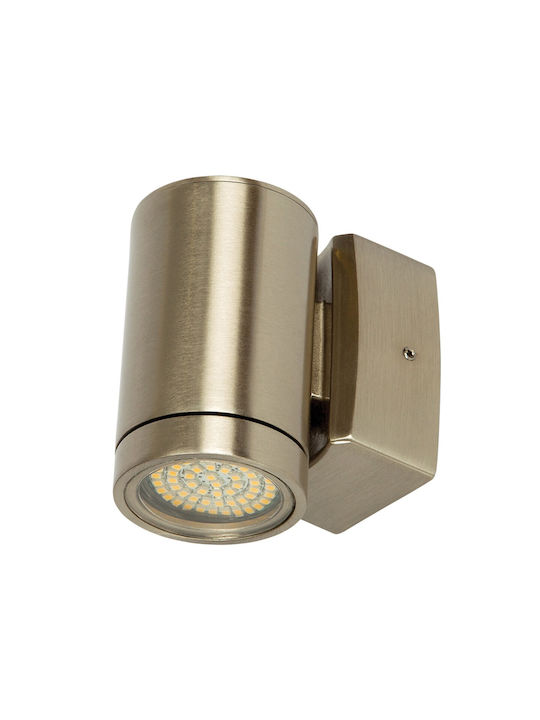 VK Lighting Leuchte Wand mit Fassung GU10 Silber