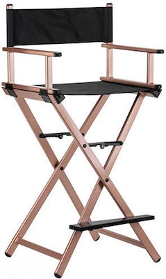 Chair for Makeup with Adjustable Height Pink Rose-Gold