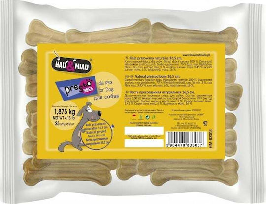Hau&mow Os Presat Natural 16.5 cm 25 Pieces Pack 1.875 kg Pack