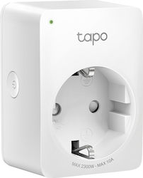 TP-LINK Tapo P100 v1 Smart Μονόπριζο με Διακόπτη Λευκό