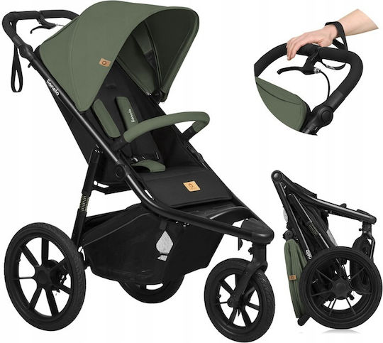 Lionelo Azura Kinderwagen Geeignet ab 6+ Monaten Green Forest