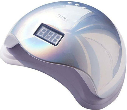 SUN ONE UV 5 Mirror Sun 5 Φουρνάκι Νυχιών UV / LED 48W Ασημί