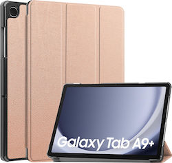 Sonique Klappdeckel Leder / Synthetisches Leder Stoßfest Rose Gold Samsung Galaxy Tab A9+ 11