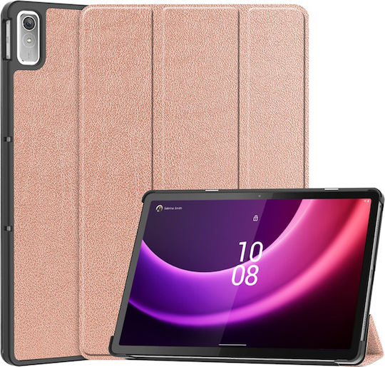 Sonique Flip Cover Ανθεκτική Ροζ Χρυσή (Lenovo Tab P11 2nd Gen 11.5)