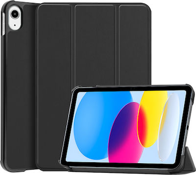 Sonique Flip Cover Piele / Piele artificială Rezistentă Negru Apple iPad 10th Gen 10.9" (2022)