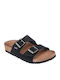 Arch Fit Granola Women's Flat Sandals in Black Color