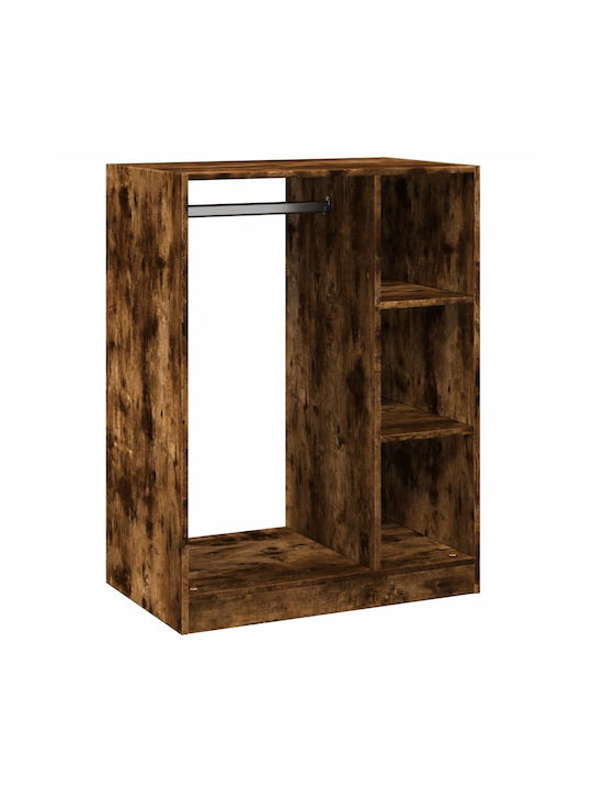 vidaXL Κρεμάστρα Δαπέδου από Ξύλο Γκρι 77x48x102cm