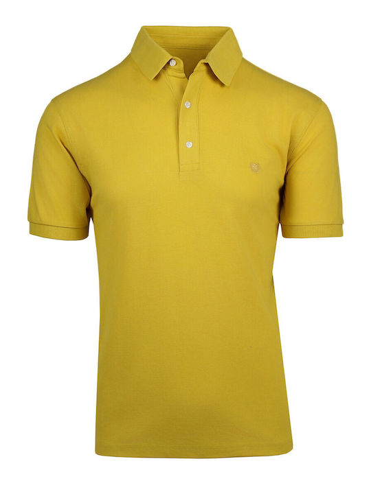 Simenti Ανδρική Μπλούζα Κοντομάνικη Polo Κίτρινη
