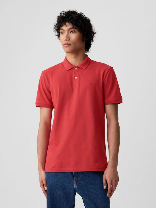 GAP Men's Blouse Polo Red