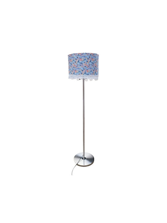 Oxygen Floor Lamp H170xW35cm. with Socket for Bulb E27 Blue