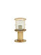 Andromeda Outdoor Floor Lamp Lantern for E27 Socket Bronze