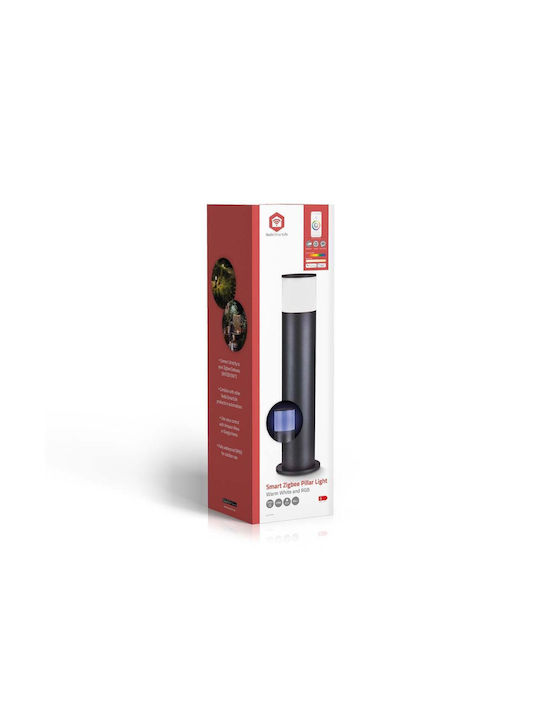 Nedis Φωτιστικό Κολωνάκι LED Εξωτερικού Χώρου RGB Μαύρο