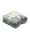 Olia Home Κουβέρτα Fleece Υπέρδιπλη 220x240εκ. Γκρι