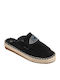 Flat Suede Mules σε Μαύρο Χρώμα