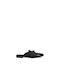Flach Mules in Schwarz Farbe