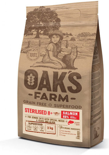 Grain Free Cat 8+ Sterilised Salmon 400g