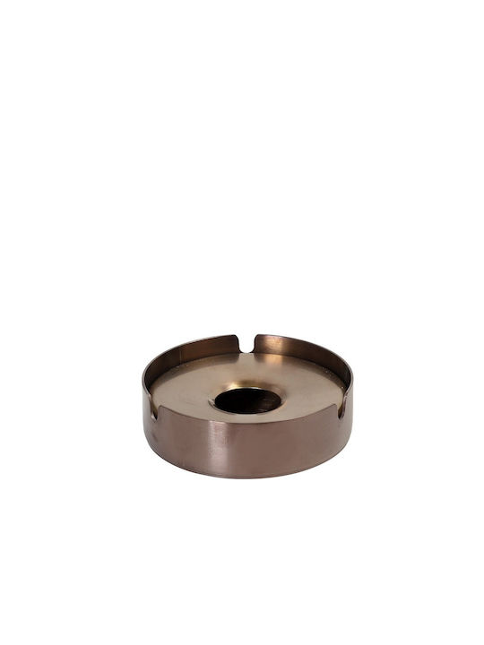 Espiel Winddichter Aschenbecher mit Edelstahldeckel 18/0 Kupfer Ø8x3 cm Code Sut103