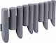 AWTools Πλαστική Μπορντούρα Κήπου σε Γκρι Χρώμα...