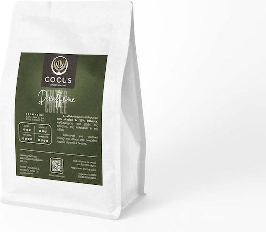 Cocus Espresso Roasters Καφές Φίλτρου Decaffeine Αλεσμένος 250gr