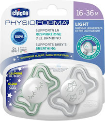 Chicco Light Πιπίλες Σιλικόνης για 16-36 μηνών 2τμχ