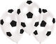 Set of Soccer Ball Balloons 6 Pieces