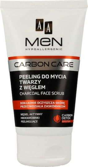 Aa Charcoal Facial Scrub Men 150 Ml