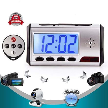 Hidden Camera Clock with Motion Detector