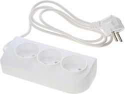 Elgotech Power Strip 3 Sockets with Cable 1.5m Elgotech Power Strip 3 Sockets with Cable 1.5m